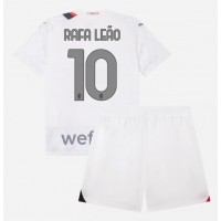 AC Milan Rafael Leao #10 Auswärts Trikotsatz Kinder 2023-24 Kurzarm (+ Kurze Hosen)